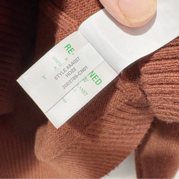 J. Crew Factory Supersoft Lambswool-Blend Crewneck Sweater Size XL Brown AA027 - Picture 11 of 13